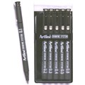 PEN DRAWING SYSTEM ARTLINE 230 6 NIB SIZES BLACK WLT6