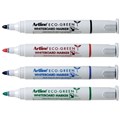 MARKER WHITEBOARD ARTLINE 527 ECO BULLET ASSTD COLOURS WALLET 4