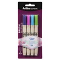 MARKER ARTLINE SUPREME BRUSH PASTEL ASSORTED PK4