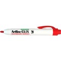 MARKER WHITEBOARD ARTLINE 573 RETRACTABLE BULLET RED