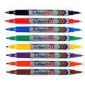 MARKER ARTLINE TWIN TIP 041T BULLET ASSTD COLOURS