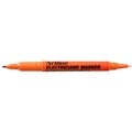MARKER ARTLINE PROFESSIONAL PERMANENT ELECTRICIANS DUAL NIB BULLET ORANGE