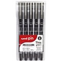 MARKER FINELINER UNI PIN 200 ASSORTED WIDTH BLACK WALLET5