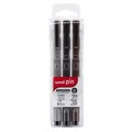 MARKER FINELINER UNI PIN 200 01MM ASSORTED COLOURS WALLET3
