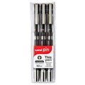 MARKER FINELINER UNI PIN 200 02MM BLACK WALLET3