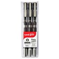 MARKER FINELINER UNI PIN 200 03MM BLACK WALLET3