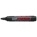 MARKER UNI PROCKEY PERMANENT PM126 CHISEL BLACK BX12