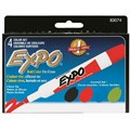 MARKER WHITEBOARD EXPO CHISEL ASSORTED PK4