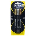 MARKER ARTLINE SUPREME BULLET METALLIC ASSORTED WALLET 3