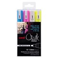 MARKER CHALK UNI PWE5M4PASS 25MM BULLET ASSORTED WALLET4
