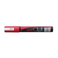 MARKER CHALK UNI PWE5M 25MM BULLET RED