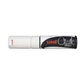 MARKER CHALK UNI PWE8K 8MM CHISEL WHITE