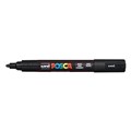 MARKER UNI POSCA PAINT PC5MBK 25MM BULLET BLACK