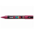 MARKER UNI POSCA PAINT PC5MRWINE 25MM BULLET RED WINE