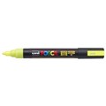 MARKER UNI POSCA PAINT PC5MFY 25MM BULLET FLUORO YELLOW