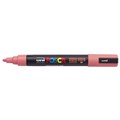 MARKER UNI POSCA PAINT PC5MCP 25MM BULLET CORAL PINK