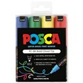MARKERS POSCA PAINT PC8K CHISEL MEDIUM ASSORTED WALLET 4