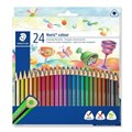PENCILS COLOURED STAEDTLER NORIS CLUB 187C24 TRIANGULAR ASSORTED PK24
