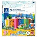 PENCILS WATER COLOUR STAEDTLER NORIS CLUB 144 10NC24 AQUARELL BX24