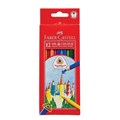PENCILS COLOURED FABERCASTELL TRIGRIP TRIANGULAR 16115853 ASSTD PK12