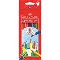 PENCILS COLOURED FABERCASTELL TRIGRIP TRIANGULAR 16115855 ASSTD PK24