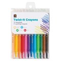 CRAYONS EC TWISTIT TIC12 ASSTD PK12