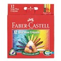 CRAYONS FABERCASTELL TRIANGULAR GRIP 21120093 ASSTD BX12