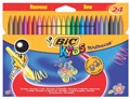 CRAYONS BIC PLASTIDECOR 829772 ASSORTED PK24
