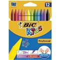 CRAYONS BIC PLASTIDECOR 9202992 ASSORTED PK12
