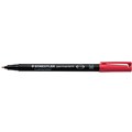 MARKER STAEDTLER OHP 317 MEDIUM PERM RED