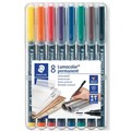 MARKER STAEDTLER OHP 317WP8 MEDIUM PERM ASSTD COLOURS