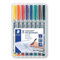 MARKER STAEDTLER OHP 315WP8 MEDIUM NON PERM ASSTD COLOURS