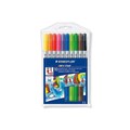 MARKERS COLOURED STAEDTLER NORIS CLUB 326 FIBRE TIP ASSORTED WLT10