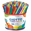 MARKERS COLOURED GIOTTO TURBO COLOUR POT 96