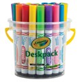 MARKERS COLOURED CRAYOLA ULTRACLEAN WASHABLE BRIGHT BROAD 58 8232 DESKPACK ASSTD PK32
