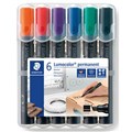 MARKER STAEDTLER 350WP6 CHISEL ASSTD COLOURS