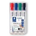MARKER WHITEBOARD STAEDTLER 351BWP4 CHISEL ASSTD COLOURS