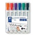 MARKER WHITEBOARD STAEDTLER 351BWP6 CHISEL ASSTD COLOURS