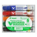 MARKER WHITEBOARD PILOT 666040 V BOARD CHISEL ASSORTED WALLET 5