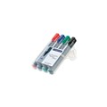MARKER FLIPCHART STAEDTLER LUMOCOLOR 356 WP4 BULLET ASSORTED WLT4