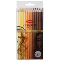 PENCIL COLOURED JASART 0063100 STUDIO SKIN TONES ASSORTED PK12 FSC