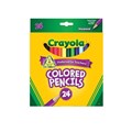 PENCILS COLOURED CRAYOLA 684024 ASSTD PK24