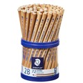 PENCIL STAEDTLER 119 TRIANGULAR NATURAL JUMBO 2B BULK CUP72