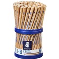 PENCIL STAEDTLER 119 TRIANGULAR NATURAL JUMBO HB BULK CUP72