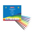 PENCILS COLOURED BELGRAVE 83054 TRIANGULAR JUMBO WOOD FREE ASSORTED CUP70