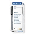 PEN BP STAEDTLER STICK 430M MEDIUM BLACK BX10