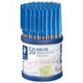 PEN BP STAEDTLER STICK 430M MEDIUM BLUE CUP50