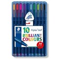 PEN BP STAEDTLER 437 TRIPLUS MEDIUM WALLET 10 ASSORTED