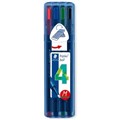 PEN BP STAEDTLER 437 TRIPLUS MEDIUM WALLET 4 ASSORTED