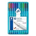PEN RB STAEDTLER 462 TRIPLUS GEL PEN ASSORTED WALLET 10